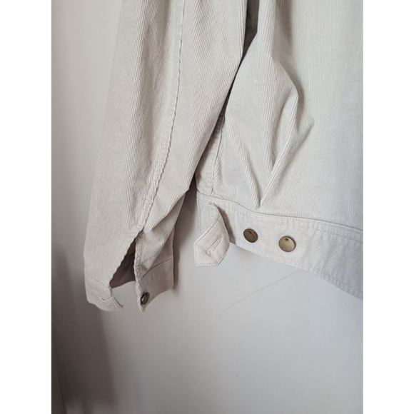 Banana Republic Beige Corduroy Trucker Jacket Womens M - Picture 10 of 11